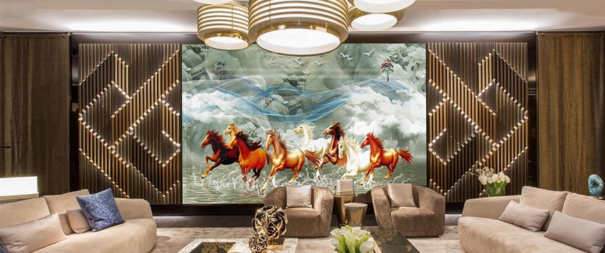 Tranh ốp tường tráng gương Wallux