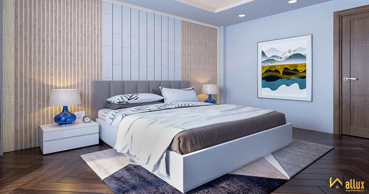 phòng mẫu tấm ốp tường Wallux