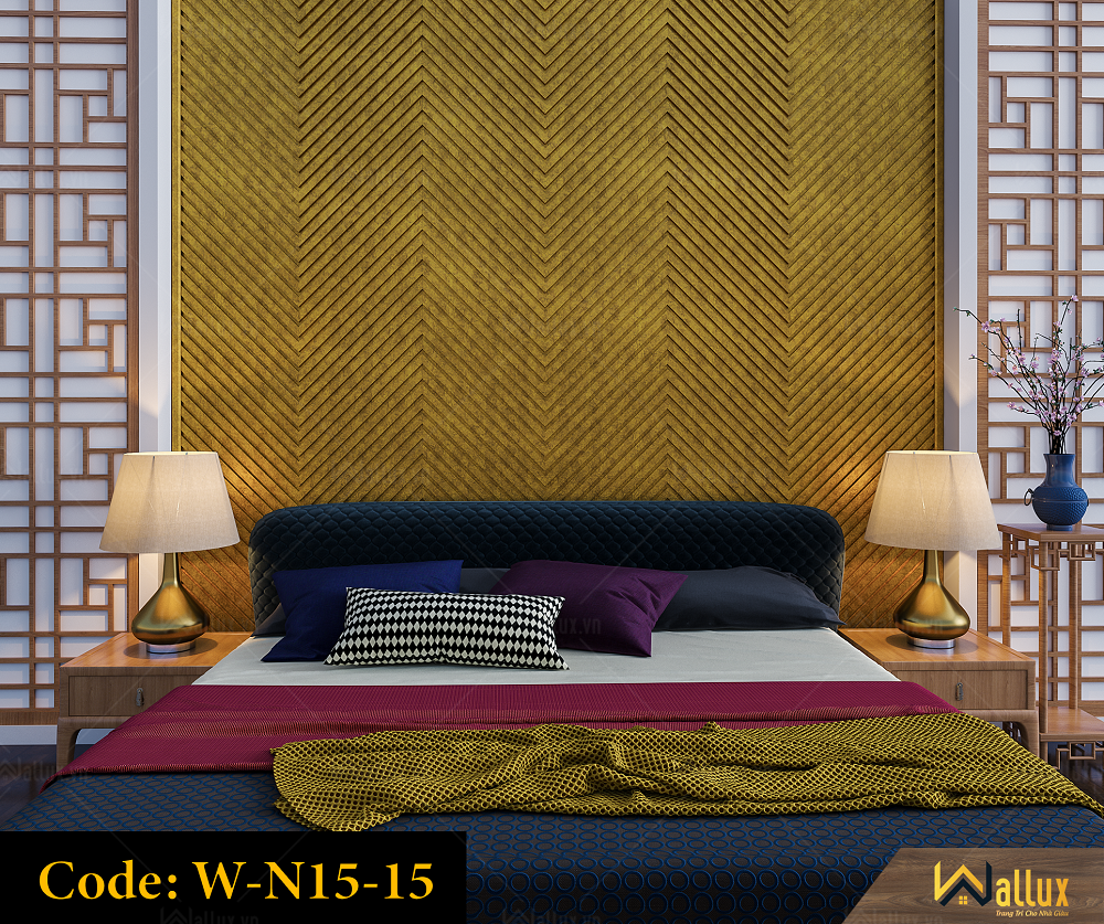 phòng mẫu tấm ốp tường Wallux