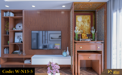 phòng mẫu tấm ốp tường Wallux