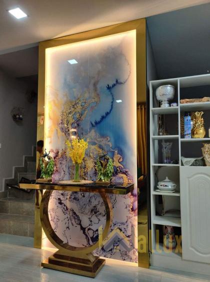 Vách nhựa giả đá – Điểm nhấn ấn tượng cho phòng khách