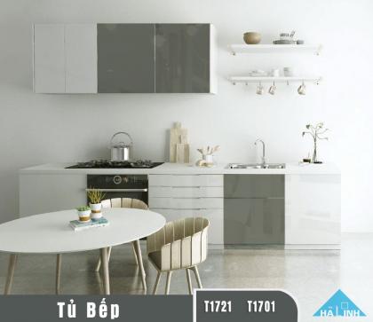 Làm tủ bếp bằng ván gỗ mdf bóng gương Haliwood chống trầy 2H có tốt không?