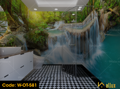 TRANH ỐP TƯỜNG PHÒNG TẮM -  MANG CẢM HỨNG THIÊN NHIÊN VÀO NHÀ