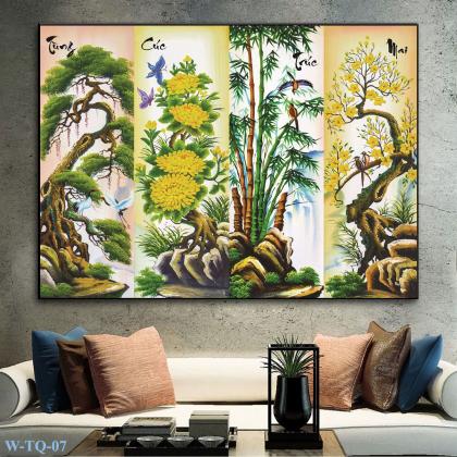 TRANH TỨ QUÝ - GỢI Ý QUÀ TẶNG DỊP TẾT NGUYÊN ĐÁN