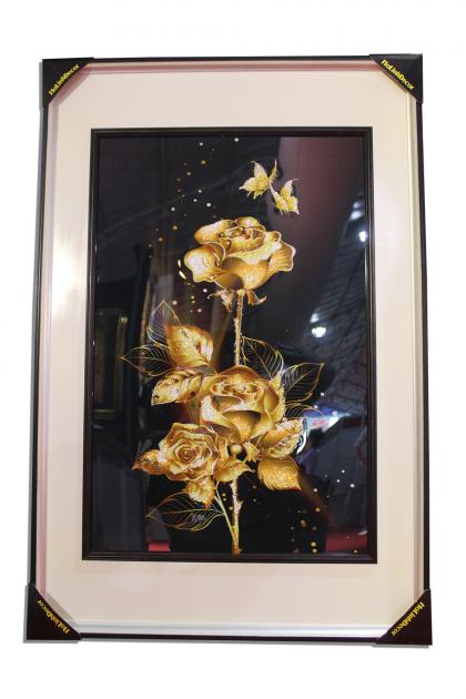 tranh pha lê tráng gương