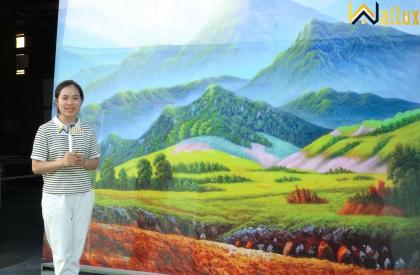 Tranh Thiên Nhiên Bóng Gương - Không Gian Đậm Chất Cá Tính và Xa Hoa