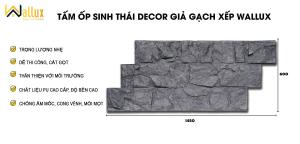 Tấm Ốp Sinh Thái Decor Giả Gạch Wallux
