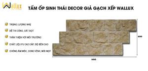 Tấm Ốp Sinh Thái Decor Giả Gạch