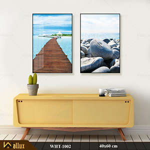 Bộ tranh treo tường pha lê tráng gương WHT-1002