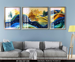 TRANH PHA LÊ HƯƠU LỘC TÀI EP-1266-1267-1268