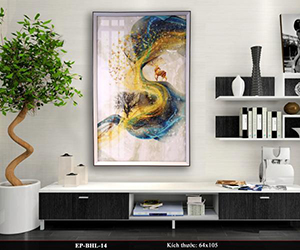 tranh pha lê tráng gương