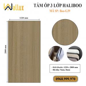 TẤM ỐP TƯỜNG 3 LỚP HALIBOO Boo G39