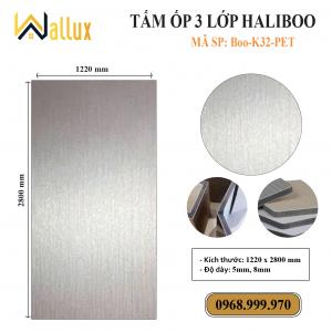 TẤM ỐP TƯỜNG 3 LỚP HALIBOO Boo K32 PET