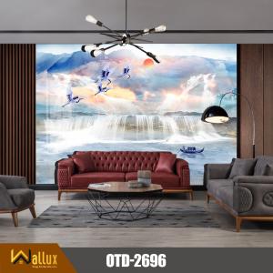 Tấm nhựa giả đá bóng gương W-OTD-2696