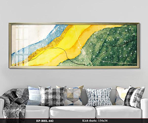 tranh pha lê tráng gương