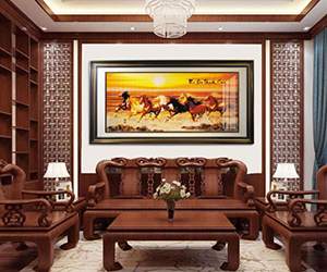 tranh pha lê tráng gương