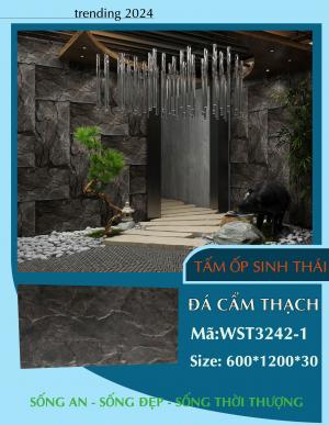 Tấm Ốp Sinh Thái Decor Wallux Cẩm Thạch Đen