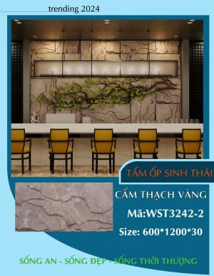 Tấm Ốp Sinh Thái Decor Wallux Cẩm Thạch Vàng