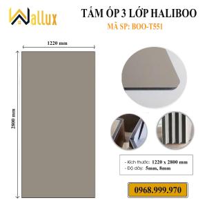 TẤM ỐP TƯỜNG 3 LỚP HALIBOO BOO - T551