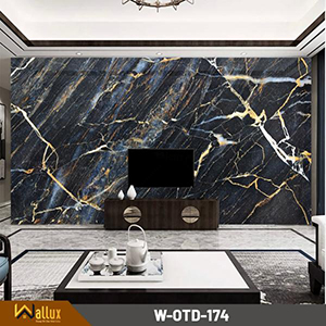 Tấm ốp tường tráng gương vân đá