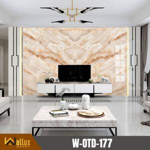 Tấm ốp tường tráng gương vân đá