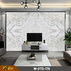 Tấm ốp tường tráng gương vân đá