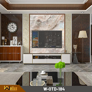 Tấm ốp tường tráng gương vân đá