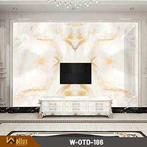 Tấm ốp tường tráng gương vân đá