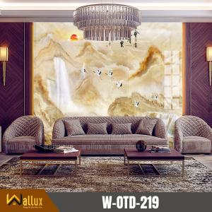 Tấm ốp tường vân đá tráng gương