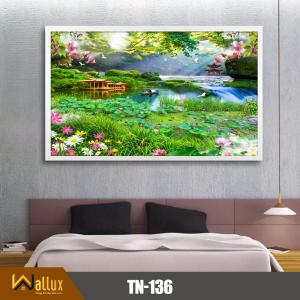 Tranh thiên nhiên bóng gương TN-136
