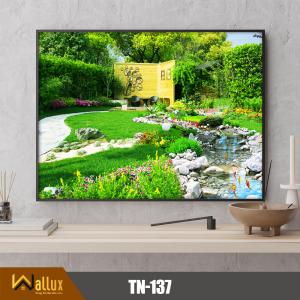 Tranh thiên nhiên bóng gương TN-137