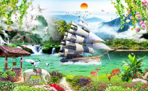 Trang thiên nhiên bóng gương TN-82