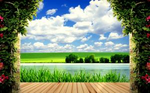 Trang thiên nhiên bóng gương TN-84