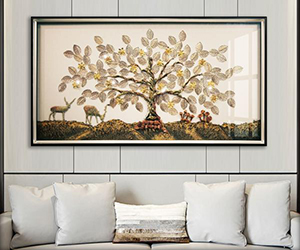 tranh ánh kim cây sinh mệnh