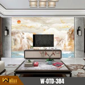 tranh đá tráng gương