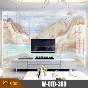 tranh đá tráng gương