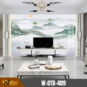 tranh đá tráng gương