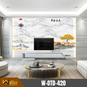 tranh đá tráng gương