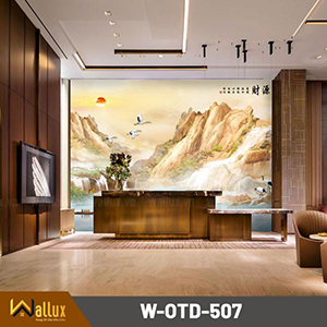 tranh đá tráng gương