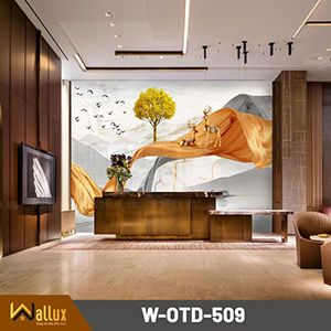 tranh đá tráng gương