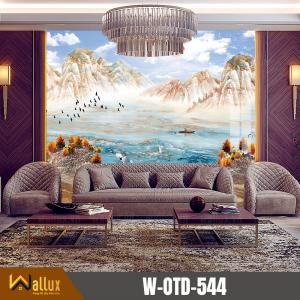 tranh đá tráng gương