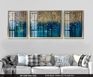 Tranh pha lê rừng thủy sinh