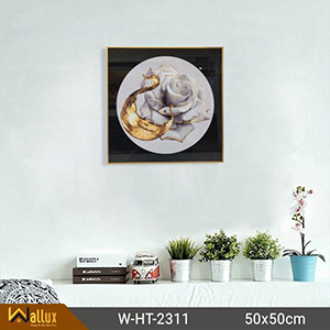 tranh pha lê tráng gương wallux