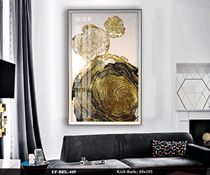 tranh pha lê trừu tượng