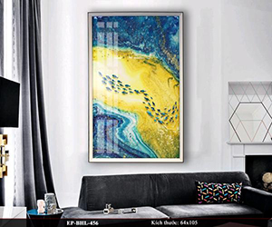 tranh pha lê trừu tượng