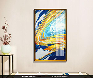 tranh pha lê trừu tượng