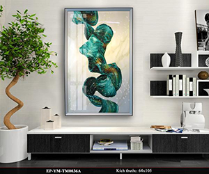 tranh pha lê trừu tượng