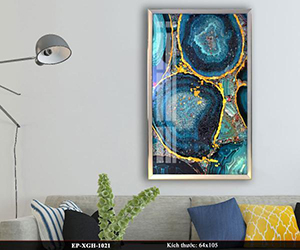 Tranh pha lê trừu tượng hiện đại