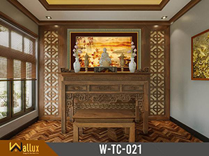 Tranh trúc chỉ chạm nét ánh kim