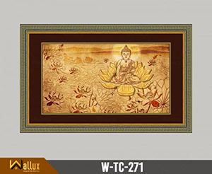 Tranh trúc chỉ chạm nét ánh kim